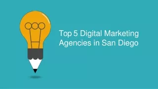 Top 5 Digital Marketing Agencies