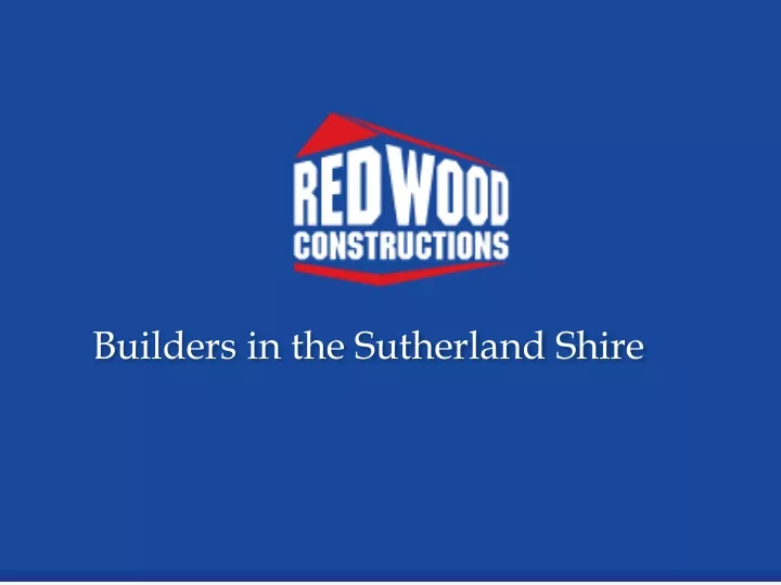 builders in the sutherland shire