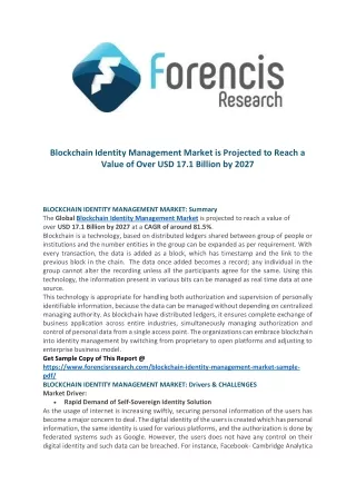 blockchain identity management market