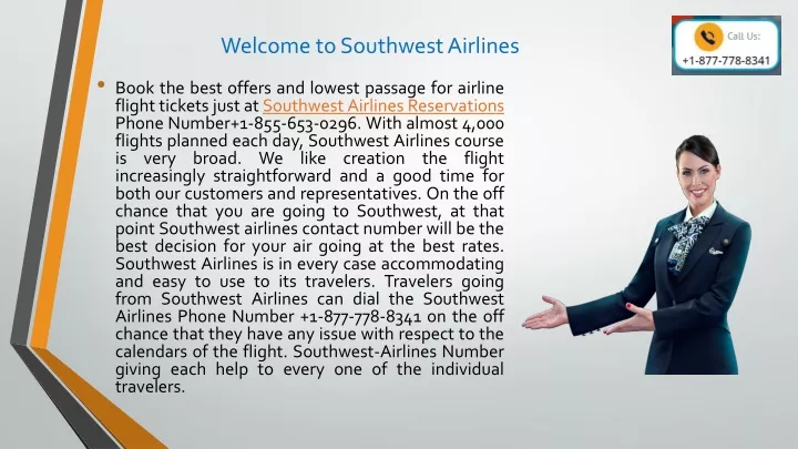 welcome to southwest airlines