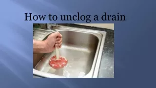 How to unclog a drain? Call a plumber in Columbus