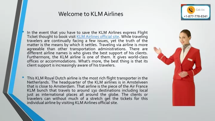 welcome to klm airlines