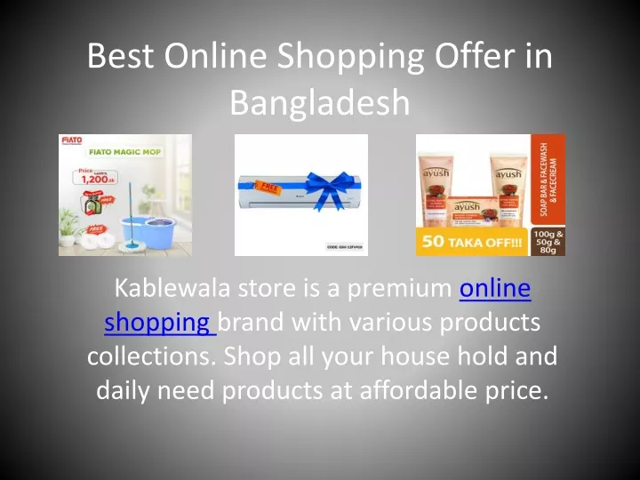 best online shopping offer in bangladesh