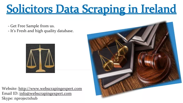 solicitors data scraping in ireland