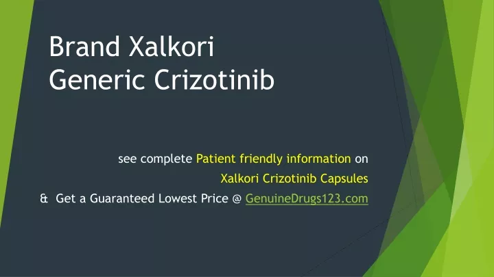 brand xalkori generic crizotinib