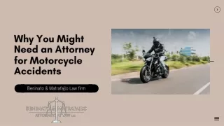 why you might need an attorney for motorcycle