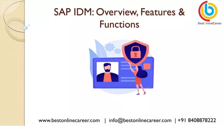 sap idm overview features functions