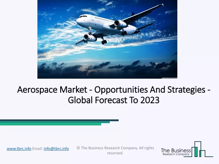 aerospace market opportunities and strategies global forecast to 2023