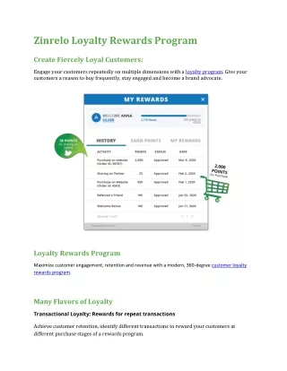zinrelo loyalty rewards program