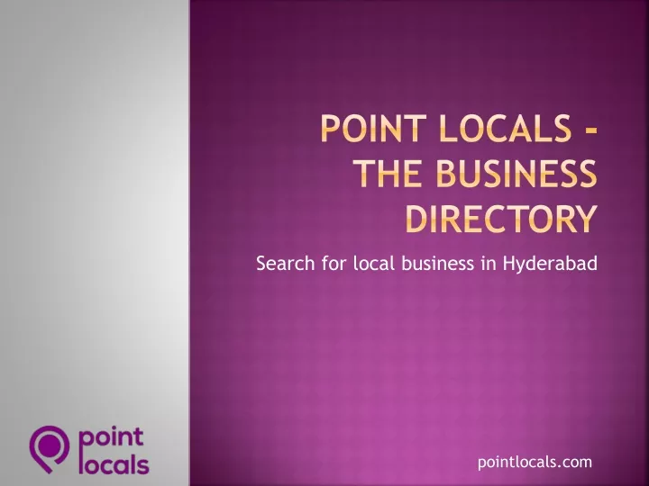 point locals the business directory