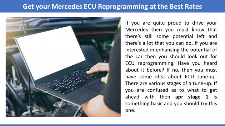 get your mercedes ecu reprogramming at the best