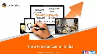 Hire Freelancer in India | Rockerstop