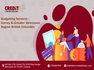 Budgeting Services - Surrey & Greater Vancouver region, British Columbia