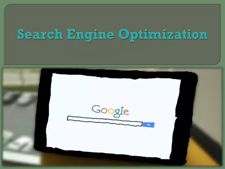 search engine optimization