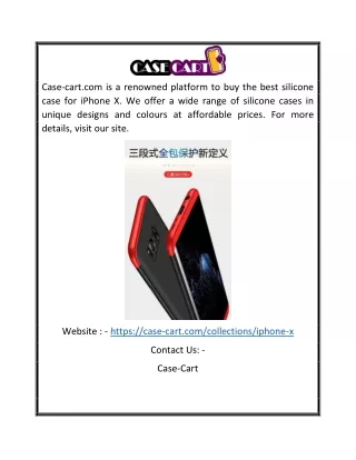 Apple Silicone Case Iphone X | Case-cart.com