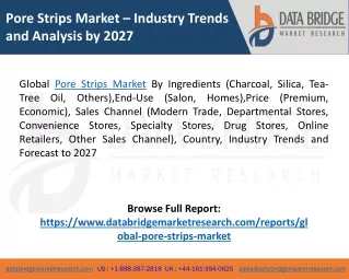 pore strips market industry trends and analysis