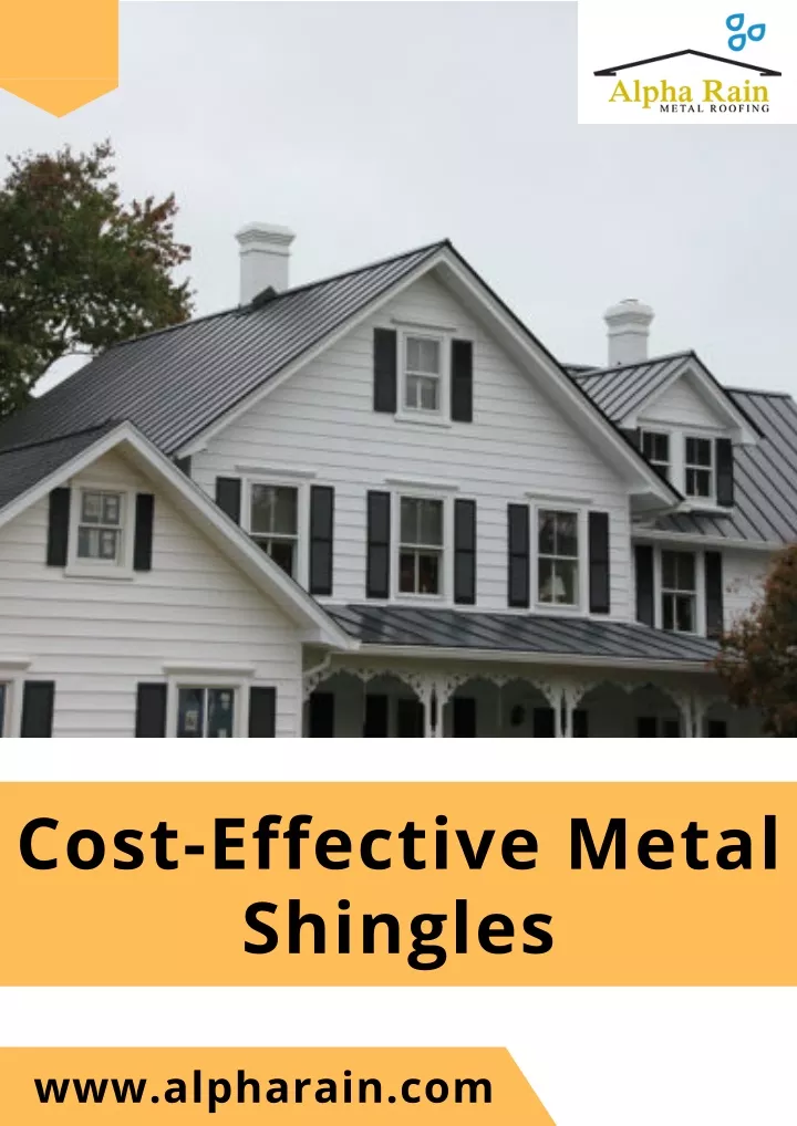 cost effective metal shingles