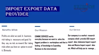 Best Import Export Data Providers and Websites in India - Eximine