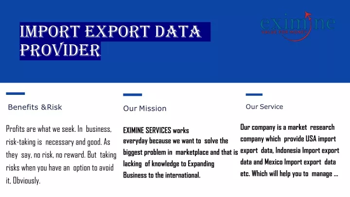 import export data provider