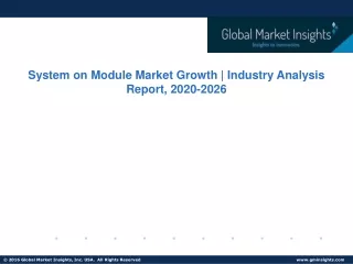system on module market growth industry analysis
