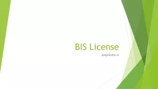 How can you apply for BIS license | Aleph INDIA