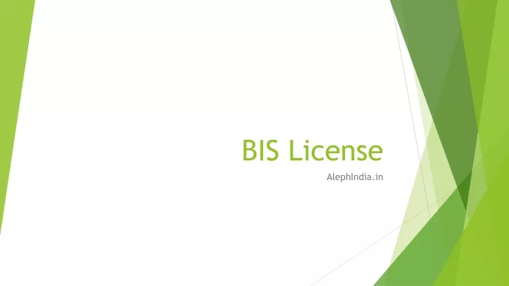 bis license