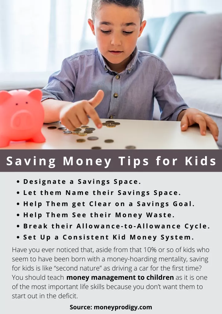saving money tips for kids