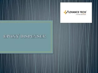 e poxy dispenser