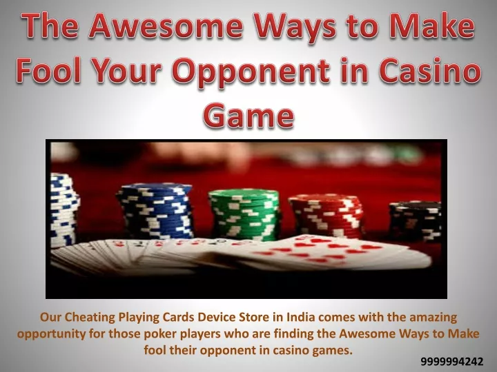 the awesome ways to make fool your opponent