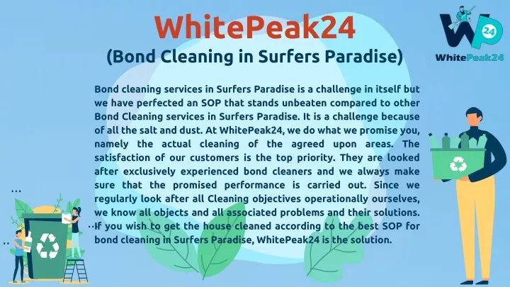 whitepeak24 bond cleaning in surfers paradise