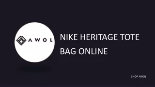 nike heritage tote bag online