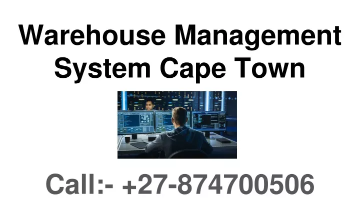 warehouse management system cape town