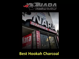best hookah charcoal
