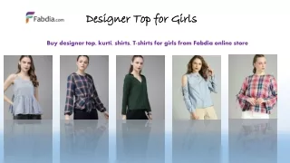 Designer Top For Girls