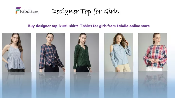 designer top for girls