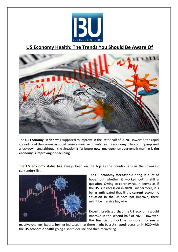 us economy health the trends you should be aware