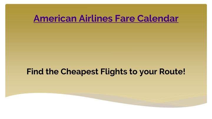 american airlines fare calendar