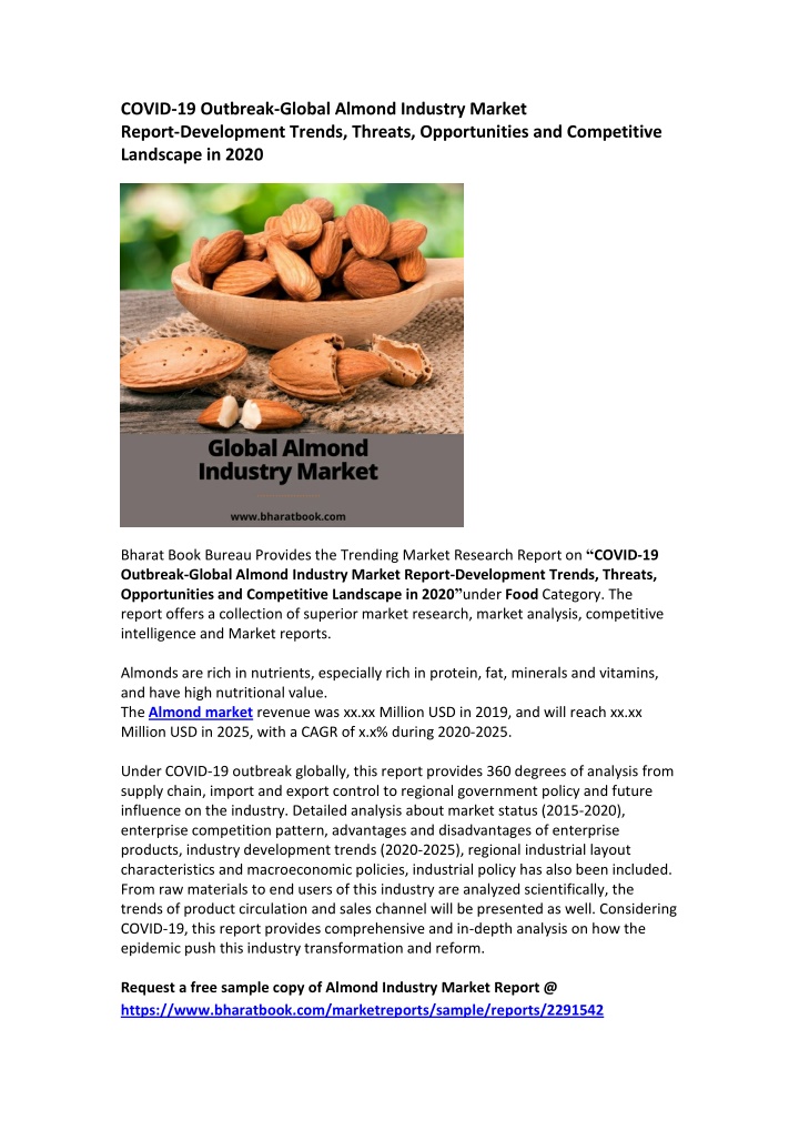 covid 19 outbreak global almond industry market