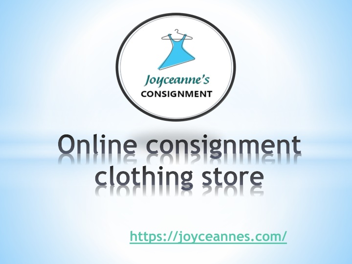 online consignment clothing store
