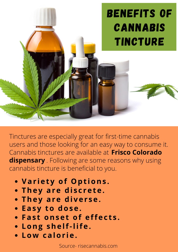 benefits of cannabis tincture