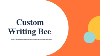 Best College Writing Services | Custom Writing Bee