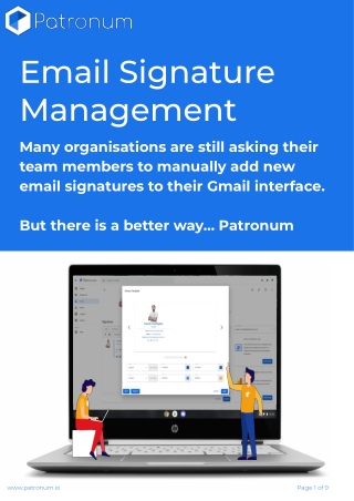 email signature management