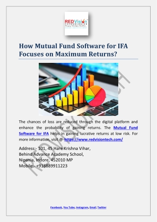 how mutual fund software for ifa focuses