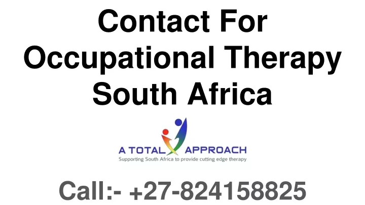 contact for occupational therapy south africa