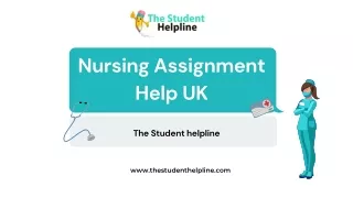 Nursing assignment help services In the  uk