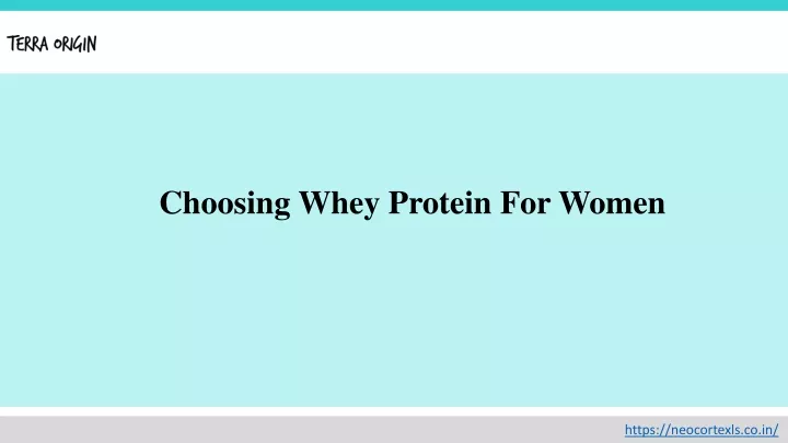 choosing whey protein for women