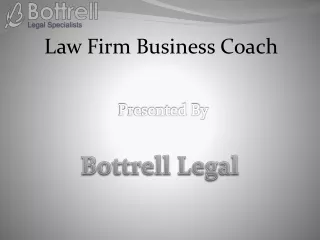 Law Firm Business Coach