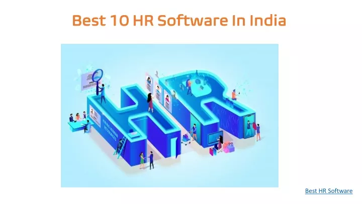 best 10 hr software in india