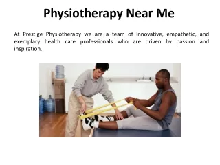 physiotherapy near me