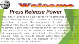 Why Use Press Release Power USA